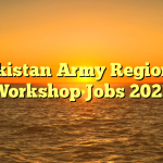 Pakistan Army Regional Workshop Jobs 2023